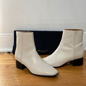 Rag & Bone white leather boots - Size 38 - Barely worn